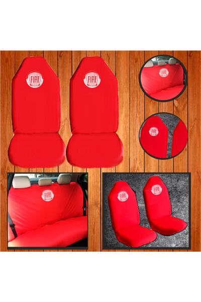 Universal Zg Fıat Doblo Serisi Ön Arka Kırmızı Koltuk Kılıfı