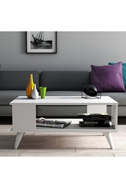 Tanmob Orta Sehpa Beyaz- Shp0101