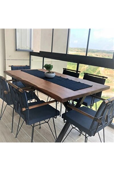 Genel Markalar Kütük Masa Penyez Sandalye Takımı