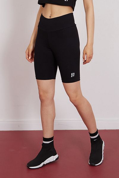 Eazy Co Basic Women's Black Biker Shorts
