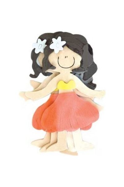 Dolphin Dancer Girl Eva Sticker 3 Piece