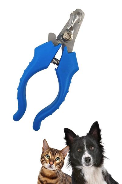Buffer Cat Dog Steel Spring Nail Clipper Feather Collection Glove