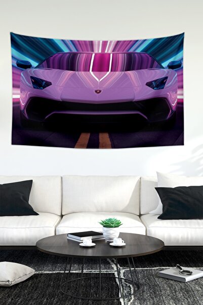 Vagonik Lamborghini Art Настінний килим 70 X 100 см