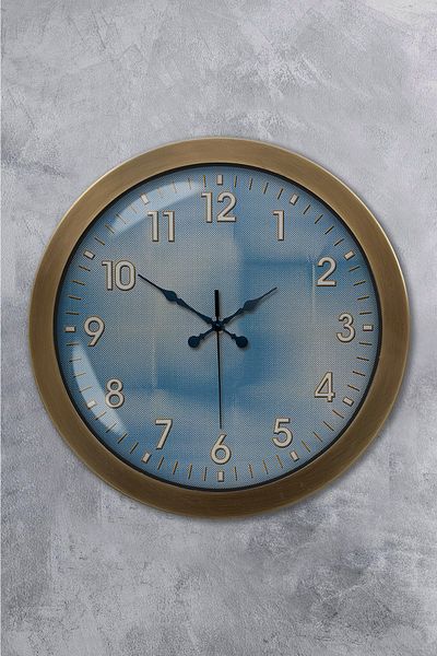 Kasva Concept Gift 36 cm Antique Metal Unusual Wall Clock