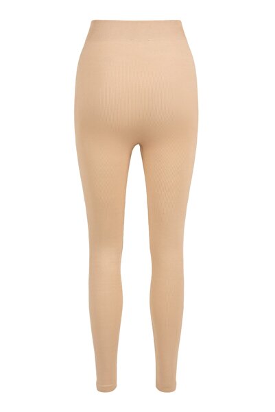 AQUELLA Καλσόν Ripli χωρίς ραφές Camel