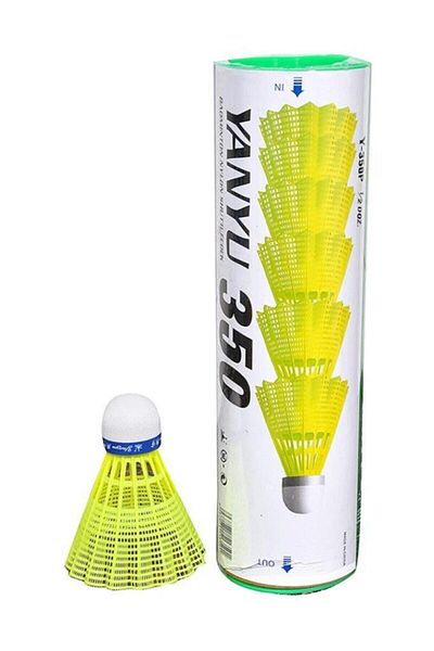 YANYU 6 Pieces Badminton Ball Yellow - 350