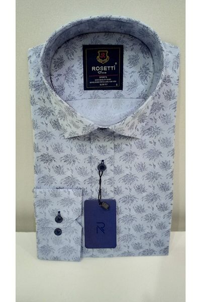 ROSETTİ Ανδρικό Μπλε Slim Fit πουκάμισο
