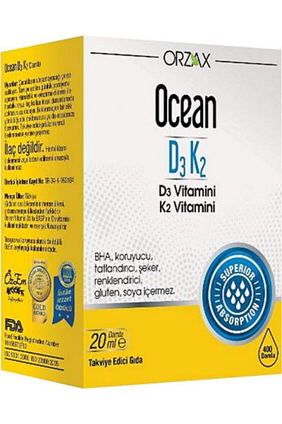 Ocean Ocean D3k2 Drops 20mlandOceanPlus 50 Capsules