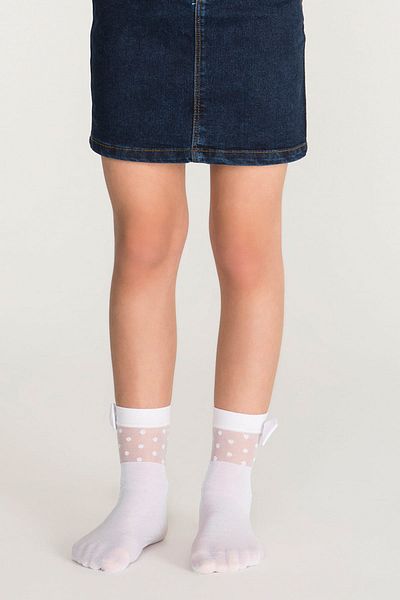 Penti White Pretty Suzy Socks