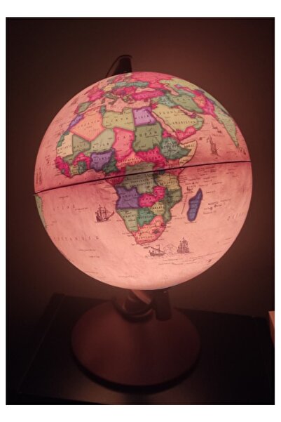 LRS STORE Dünya Küresi 20 Cm Yüksek Kalite Harita Hediye Işıklı Antik Küre / Dünya Küresi 20 Cm