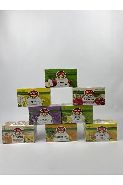 Doğuş Çay Doğuş Bitki Çay Seti Poşet Çay , Ekonomik Set (hediyeli Paket)