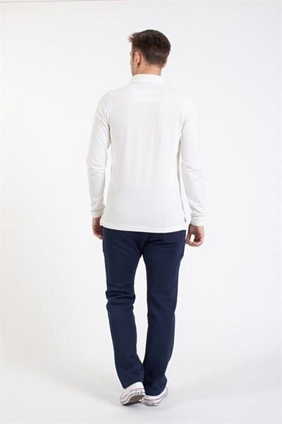 Villager&Son A.s. Μπλουζάκι με στάμπα Polo Neck U-sleeve Ecru