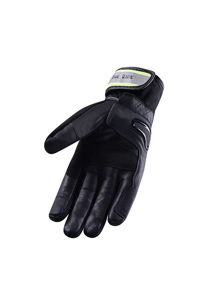 Vexo Tempest H2o Leather Winter Motorcycle Gloves Black