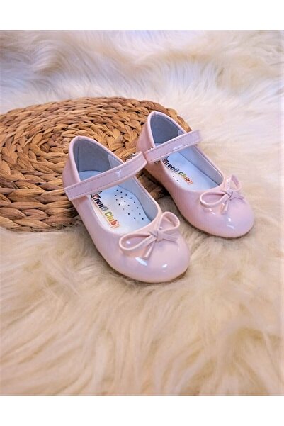 Papuccum Ortopedi حذاء باليرينا ذو شارب من الجلد اللامع للفتيات