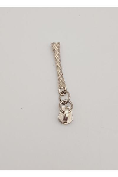 angel çanta aksesuar Cap cu fermoar de culoare argintie 6 cm