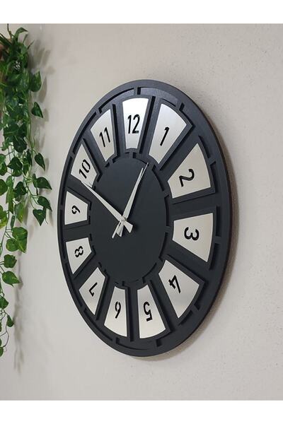 Wooden Factory Argint / Argint Time Coll. Ceas de perete Nest MDF Aurit