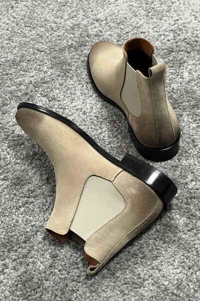 NAZEF Özel Üretim Enjeksiyon Kösele Taban Deri & Süet Deri Bot ( Sınırlı Sayı...