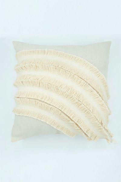 NDC HOME Special Design Single Linen Cream Cushion Cover