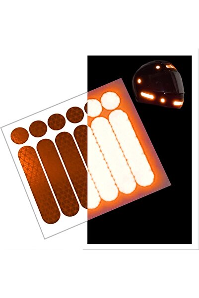 ÖZKAŞ 12 Adet Kask Reflektörlü Çıkartmalar