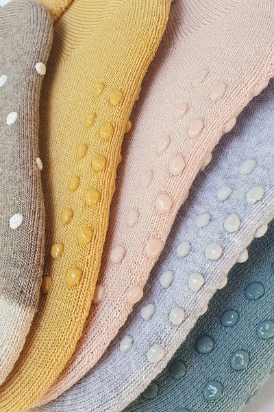 MEM SOCKS 5-Piece Anti-Slip Towel Children's Socks