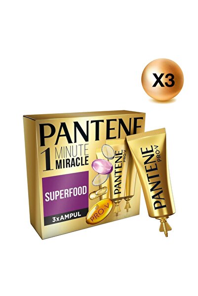 Pantene أمبولة معجزة في دقيقة واحدة سوبر فود 3x15 مل