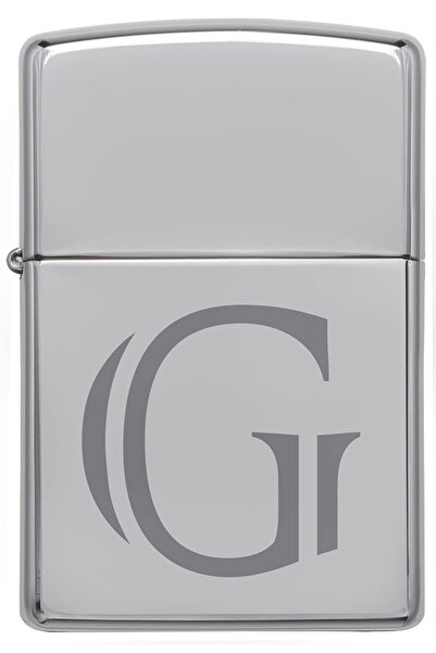 Zippo Çakmak G Harf Gümüş Gri