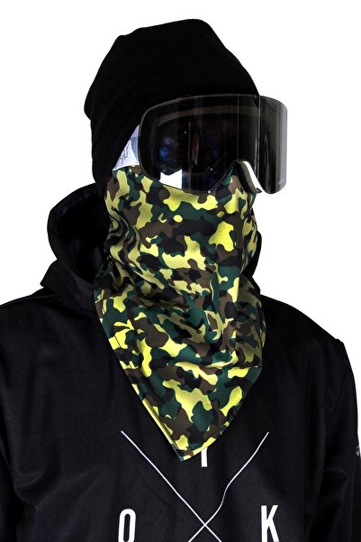 SNOWSEA Kamuflaj Desen Kayak Maskesi Ss2012