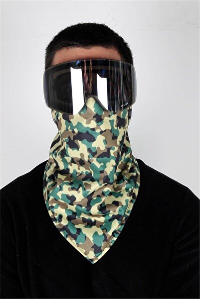 SNOWSEA Kamuflaj Kayak Ve Snowboard Maskesi