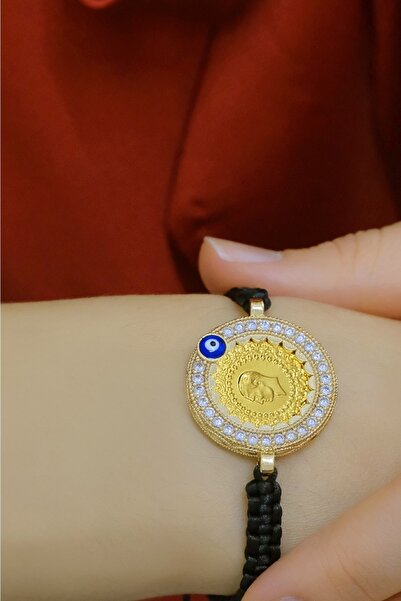 aytekgold Ipli Çerçeveli 8 Ayar Çeyrekli Bileklik 0.50 Gr.