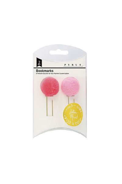Pyrus 2 Pompom Paper Clips