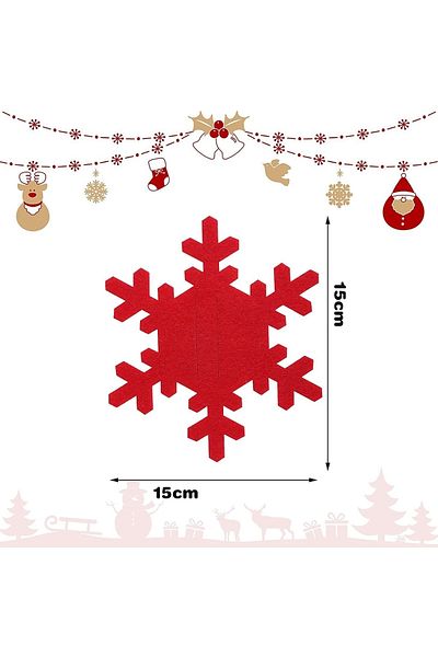 Masalsı Concept Red 6 Pieces New Year Set Decorative Spoon Holder That Will Add Elegance to Your New Year's Tableways - New Year's Decor