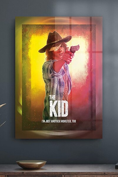 Decovetro Tablou din sticlă Walking Dead The Kid