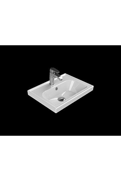 Turkuaz 50x38 Cm Frame Etajerli Lavabo 030900