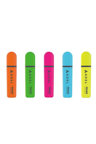 Adel Prime Highlighter Set 5 Pieces