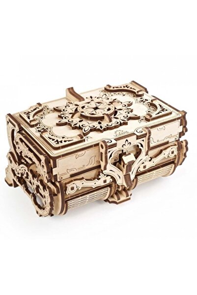 Ugears 3D пъзел, Антична кутия, Ugears, дърво, 185 части