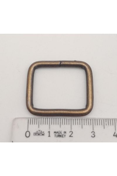 angel çanta aksesuar Inel dreptunghiular de culoare antică 2,5x2 cm