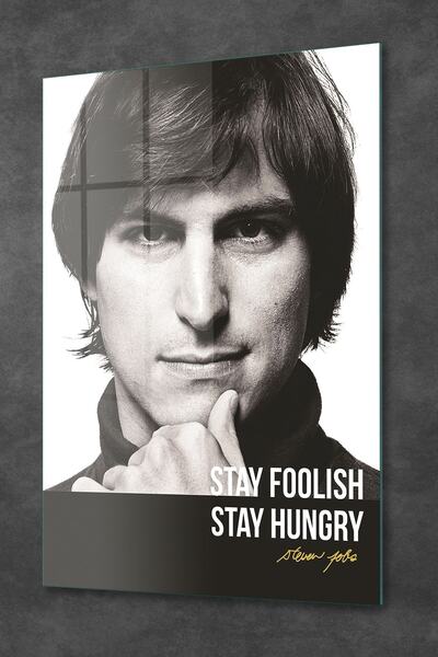 Decovetro Citaturi de Steve Jobs pe sticlă