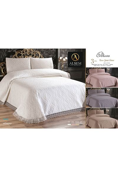 ALSEM Home Collection Odessa Microfiber Ultrasonic Quilted Double Bedspread