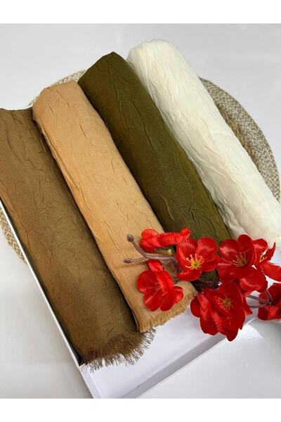 Helya Scarf Bambu Kraş Şal