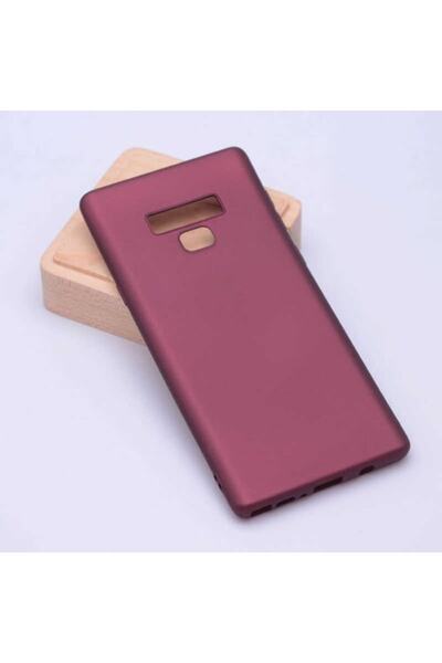 ZM STORE Samsung Galaxy Note 9 Kılıf Premier Mürdüm Silikon Kapak