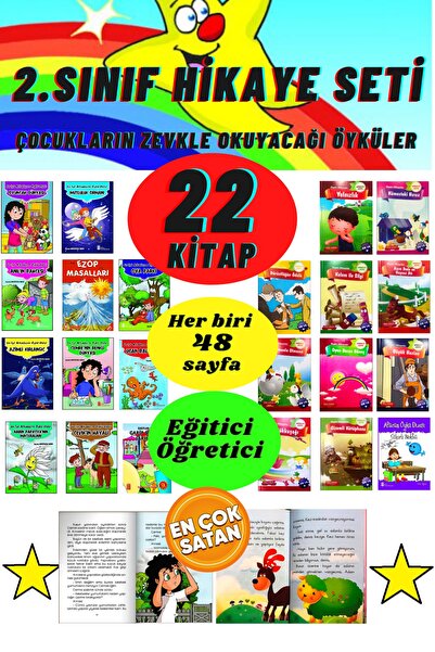 GÖNÜL YAYINCILIK 1.ve 2.sınıflar Için Soru Kitapçıklı 20'li Harika Bir Kitap ...