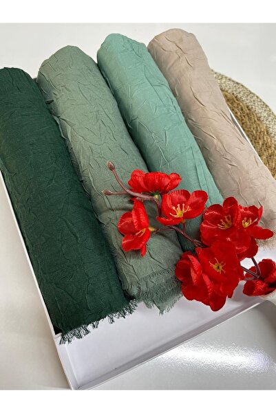 Helya Scarf Bambu Kraş Şal