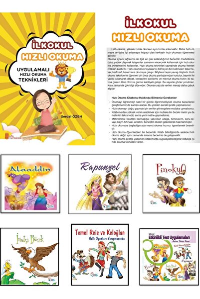 GÖNÜL YAYINCILIK 1.sınıf Hızlı Okuma+çitlembik En Güzel 5'li Masal Kitabı Set...