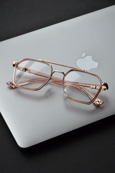 LOOKUP Blue Light Protection Glasses Optical Compatible Can Change Glasses Blue Block Unisex Women Nude Honey