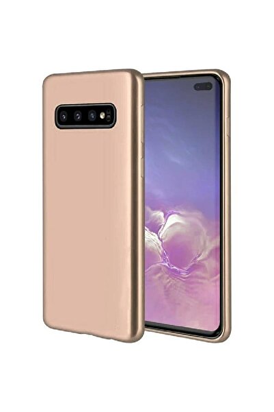 ZM STORE Samsung Galaxy S10 Kılıf Premier Gold Silikon Kapak