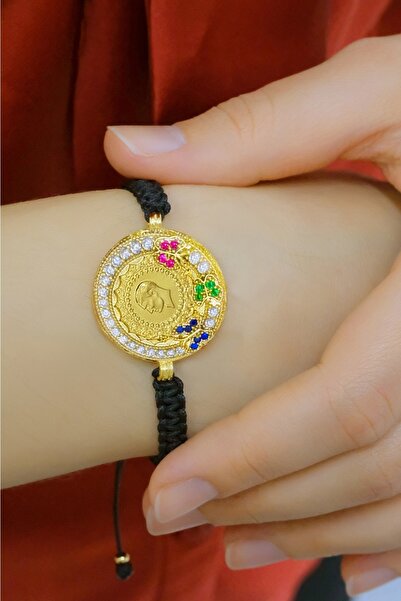 aytekgold 22 Ayar Çeyrekli Kelebek Bileklik