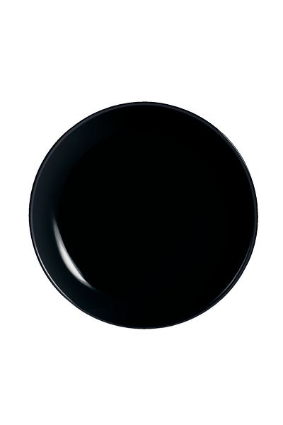 Luminarc Diwali Cake Plate Black 6 Pieces 19cm