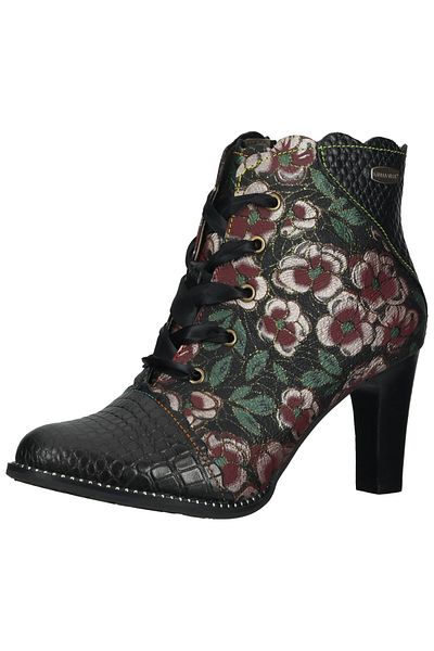 LAURA VITA Stiefelette - Schwarz - Blockabsatz