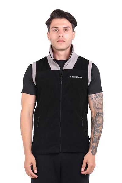 THERMOFORM Γιλέκο Evo Pro Fleece Μαύρο-γκρι