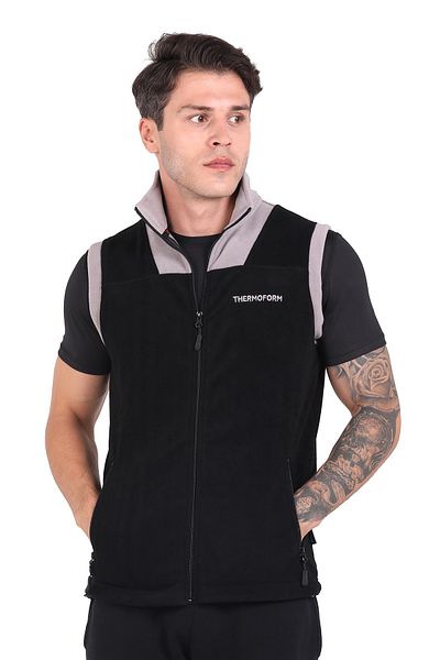 THERMOFORM Γιλέκο Evo Pro Fleece Μαύρο-γκρι